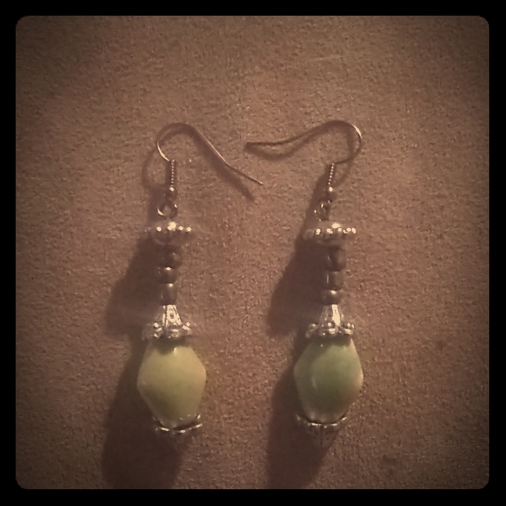 Kaylas homemade earrings